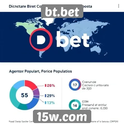 Estatísticas sobre a popularidade do bt.bet