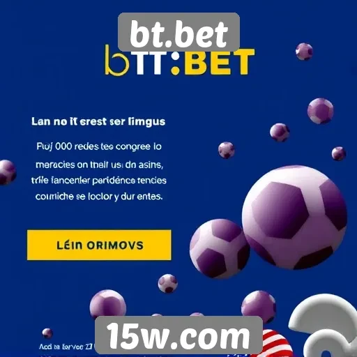 Promoções e bônus disponíveis em bt.bet